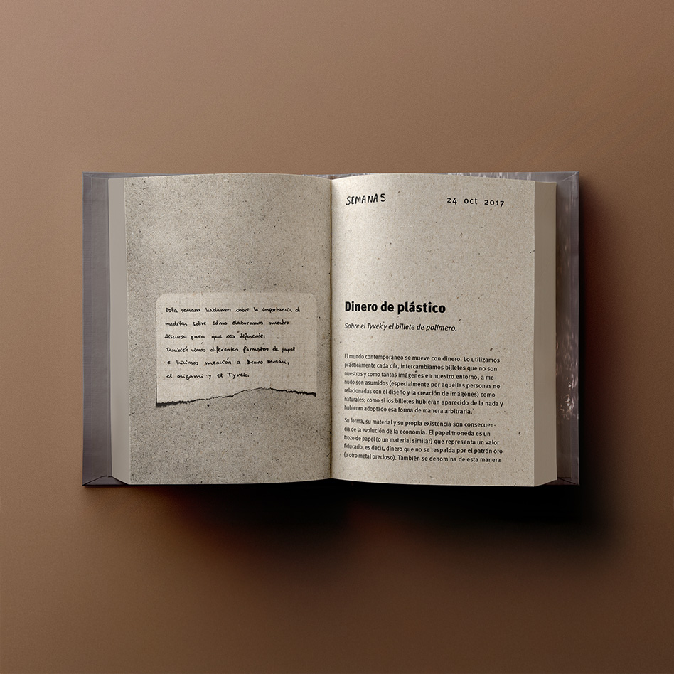 Pages of De materiales y otras cosas